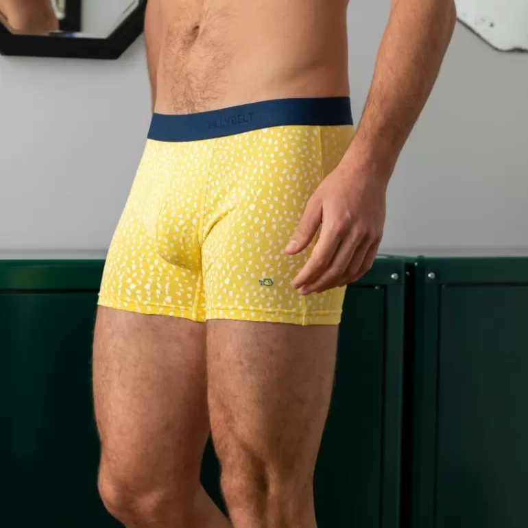 Store Boxer En Coton Biologique Yellow Savage Boxers En Coton Biologique