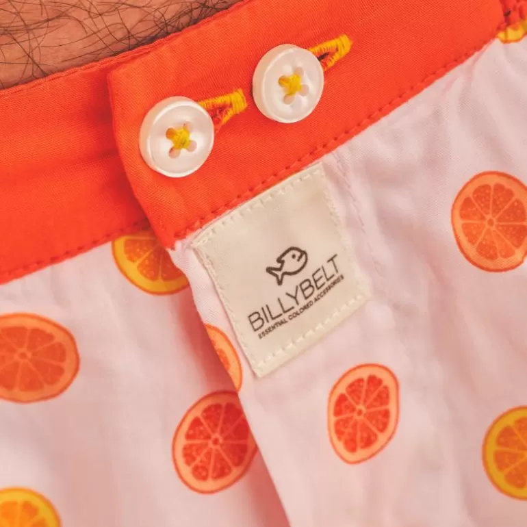 Shop Calecon 100% Coton Biologique Fruity Orange Caleçons 100% Coton Bio