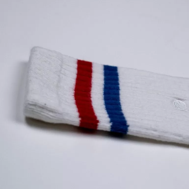 Store Chaussettes En Coton Peigne Retro - French Blanc Homme