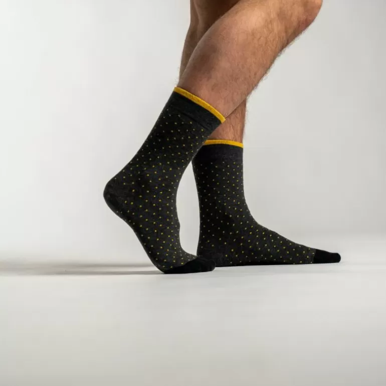 Cheap Chaussettes En Coton Peigne Square - Bee Homme