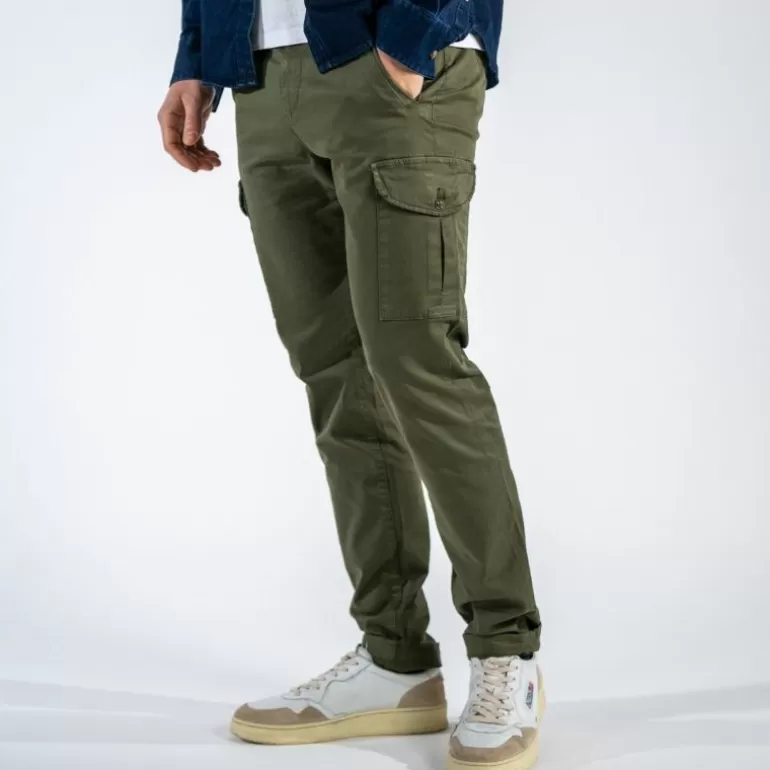 Outlet Pantalon Cargo Kaki Pantalons