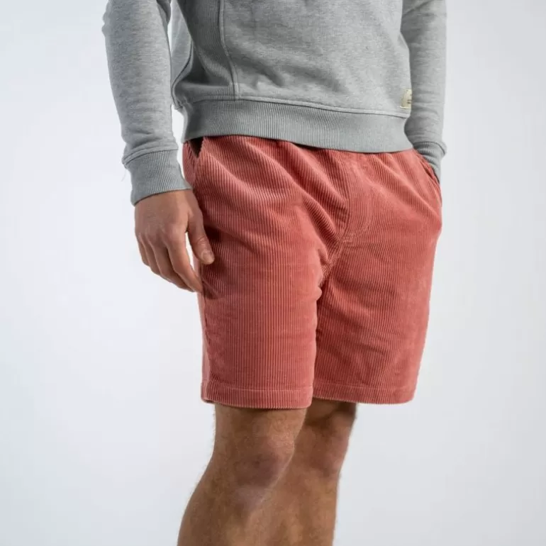 Fashion Short En Velours Beach Horizon - Rouge Cedre Shorts