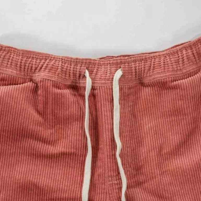 Fashion Short En Velours Beach Horizon - Rouge Cedre Shorts