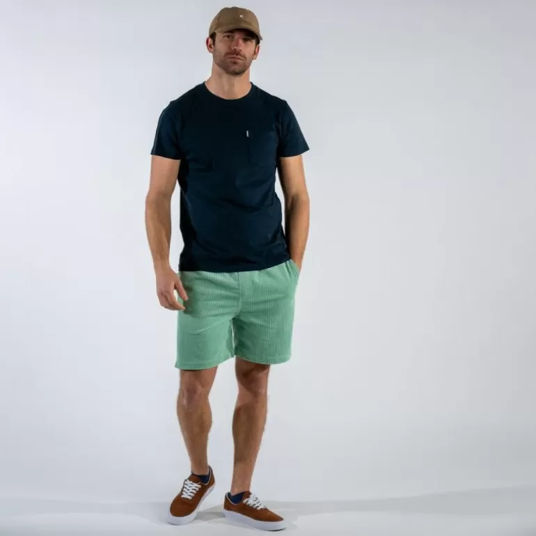 Best Short En Velours Beach Horizon - Vert Shorts